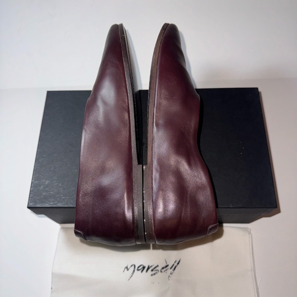 Marsell Coltellaccio Ballerina Flats Cioccovino Burgundy 39/9 NWT - Picture 7 of 10